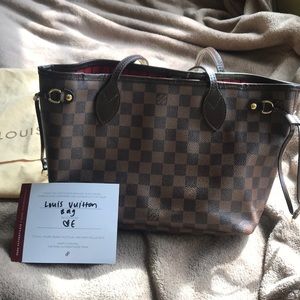 Louis Vuitton never full bag